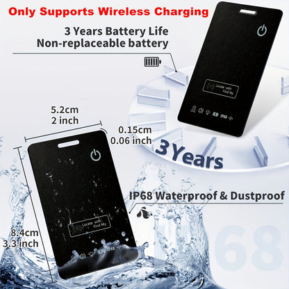 Localizzatore GPS in Formato Carta - Tracker GPS Compatto per Valigie, Portafogli e Passaporti | GeoSlim TIAMUSE Gadgets