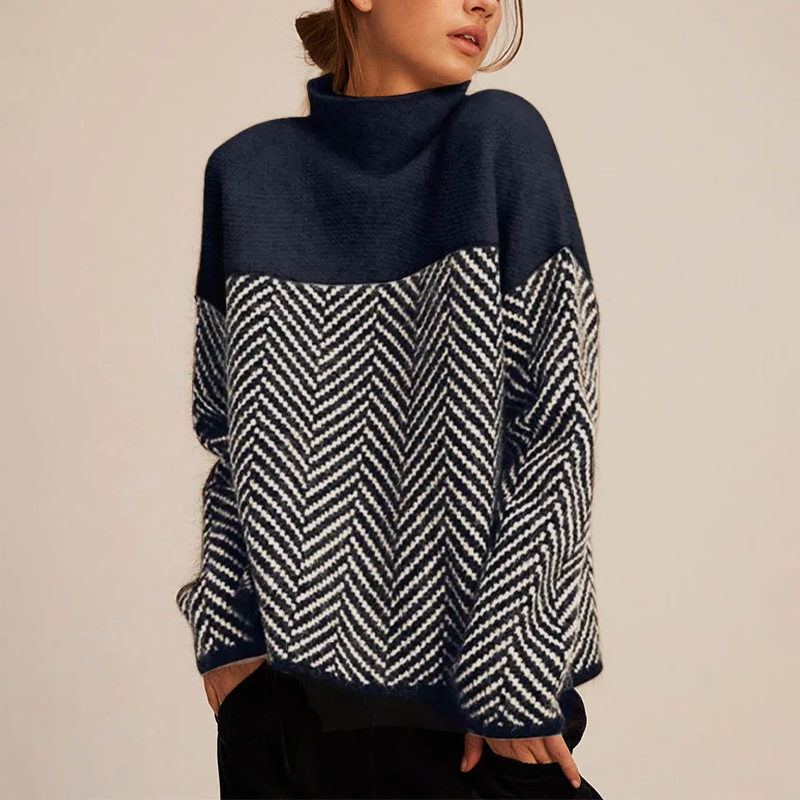 Maglione Elegante Donna a Collo Alto | Perfetto per Autunno e Inverno 2025 TIAMUSE