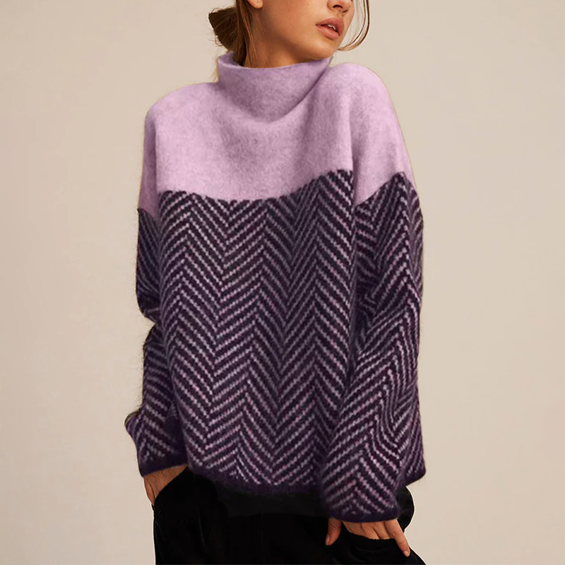 Maglione Elegante Donna a Collo Alto | Perfetto per Autunno e Inverno 2025 TIAMUSE
