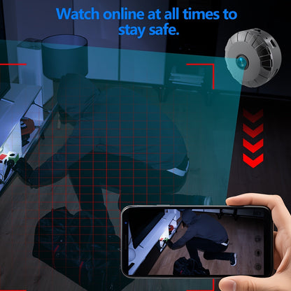 Mini-Camera Wi-Fi – Portatile e Ricaricabile | CameraTrack TIAMUSE Gadgets