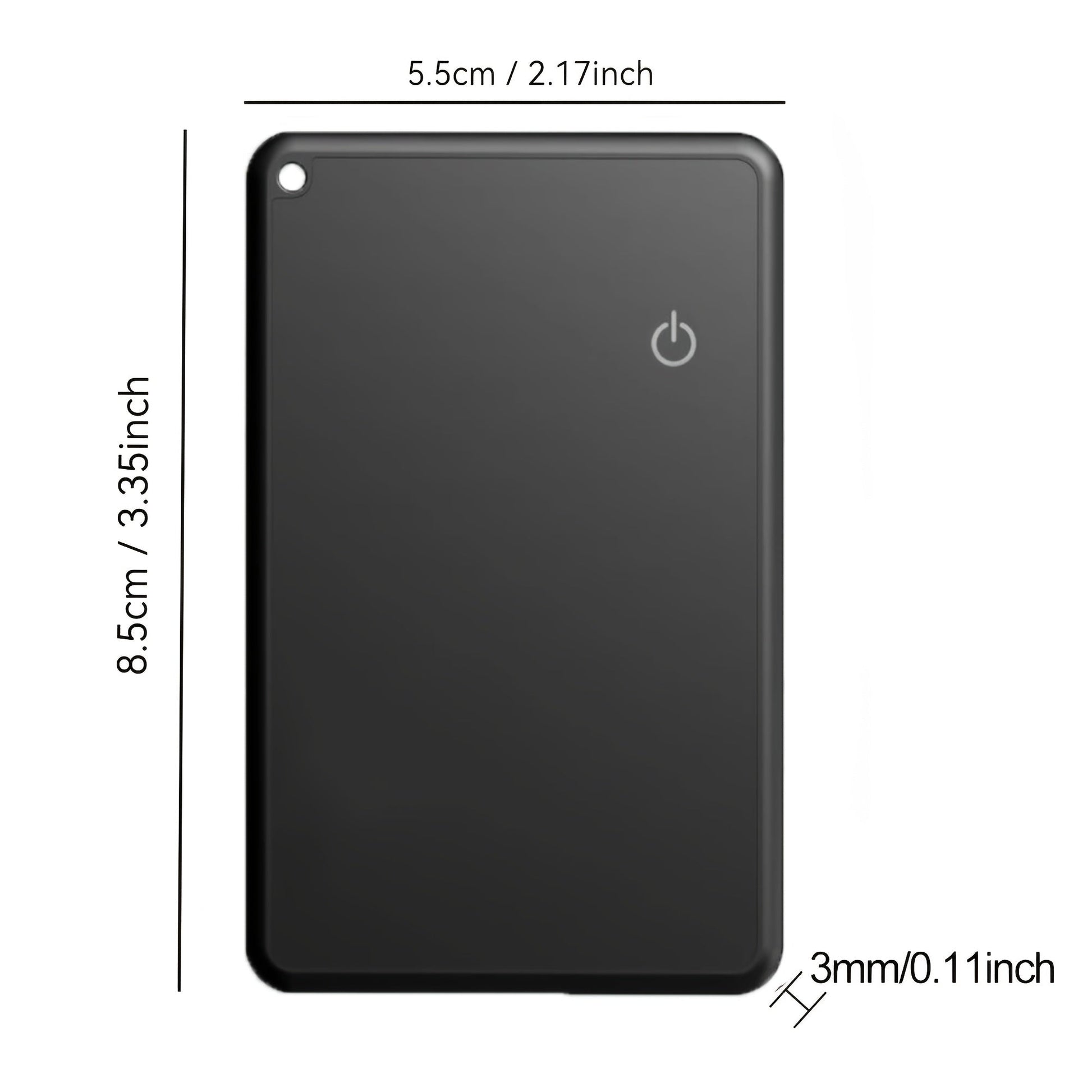 Mini GPS Tracker Card – Ricaricabile e Senza Fili per Portafogli e Valigie | FindPro TIAMUSE