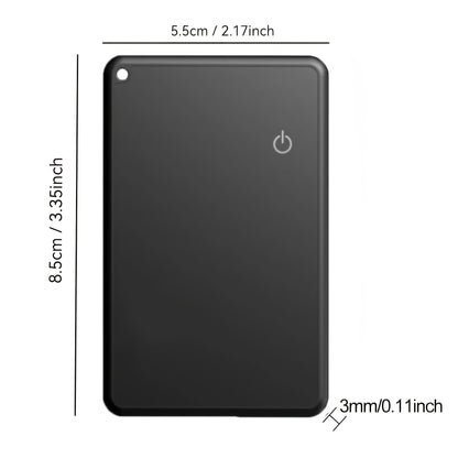 Mini GPS Tracker Card – Ricaricabile e Senza Fili per Portafogli e Valigie | FindPro TIAMUSE