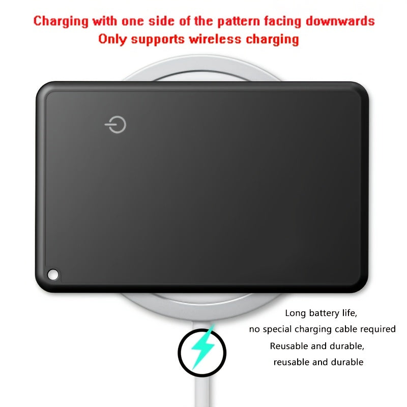 Mini GPS Tracker Card – Ricaricabile e Senza Fili per Portafogli e Valigie | FindPro TIAMUSE