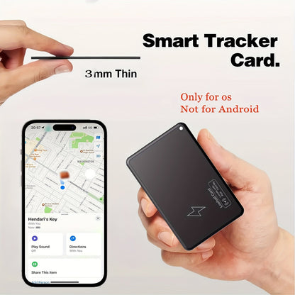 Mini GPS Tracker Card – Ricaricabile e Senza Fili per Portafogli e Valigie | FindPro TIAMUSE