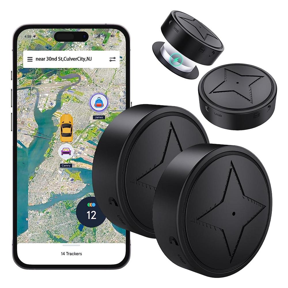 Mini GPS Tracker Compatto | Localizzatore per Auto, Bambini, Valigie e Animali Domestici TIAMUSE Gadgets