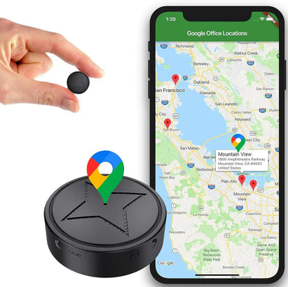 Mini GPS Tracker Compatto | Localizzatore per Auto, Bambini, Valigie e Animali Domestici TIAMUSE Gadgets