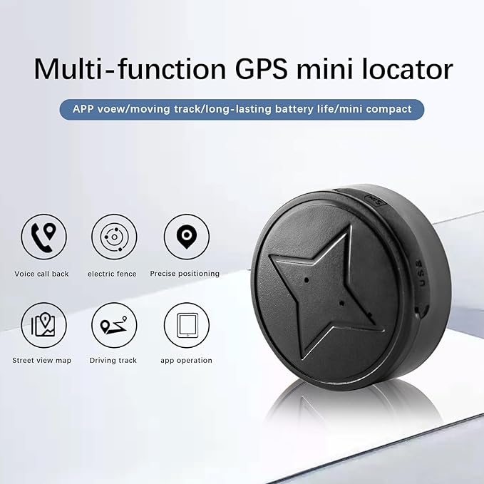 Mini GPS Tracker Compatto | Localizzatore per Auto, Bambini, Valigie e Animali Domestici TIAMUSE Gadgets