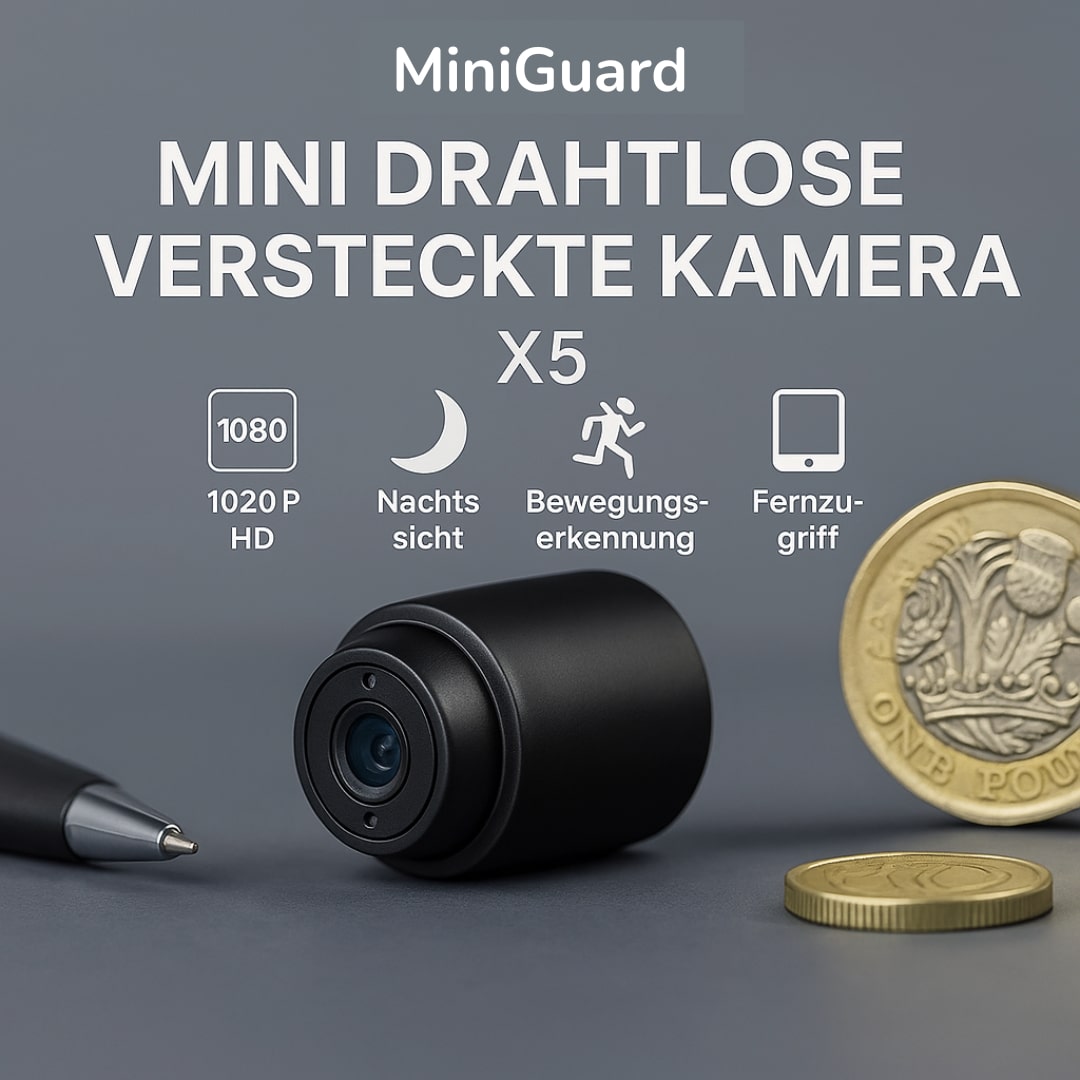 Mini telecamera HD intelligente con app e rilevamento del movimento | InvisiCam TIAMUSE Gadgets