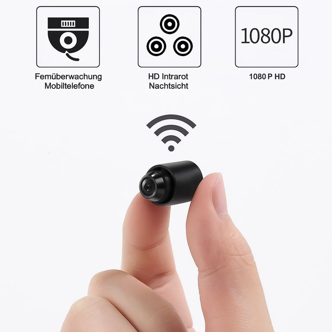 Mini telecamera HD intelligente con app e rilevamento del movimento | InvisiCam TIAMUSE Gadgets