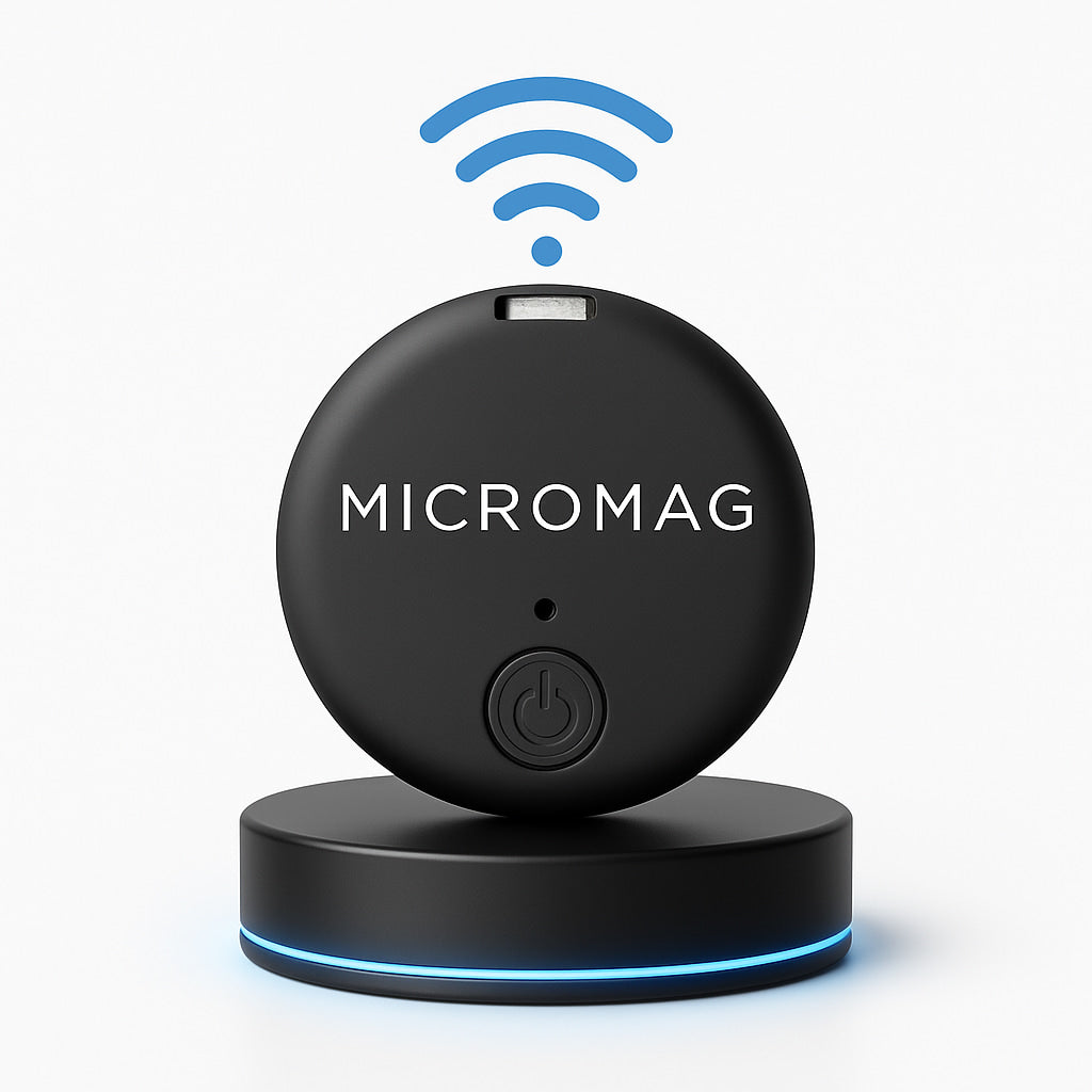 Mini tracker GPS Magnetico - Localizzatore per Auto, Bambini, Valigie e Animali Domestici | MicroMag TIAMUSE
