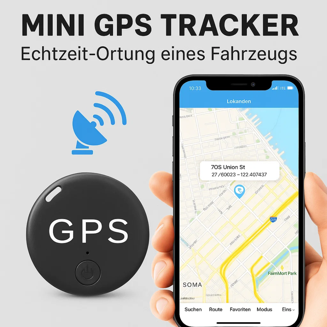Mini tracker GPS Magnetico - Localizzatore per Auto, Bambini, Valigie e Animali Domestici | MicroMag TIAMUSE