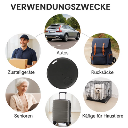 Mini tracker GPS Magnetico - Localizzatore per Auto, Bambini, Valigie e Animali Domestici | MicroMag TIAMUSE