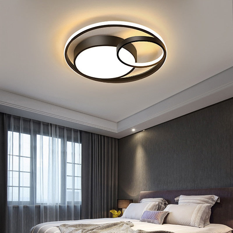 Lampada da Soffitto LED Modern Infinite Circles – Illuminazione Dimmerabile Elegante per Ogni Stanza | Aloed