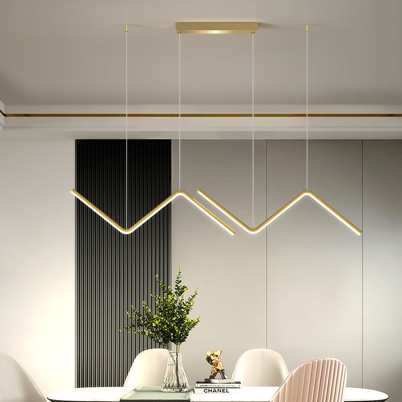 Candelabro LED Minimalista Moderno per Illuminazione del Soggiorno | Nomeus