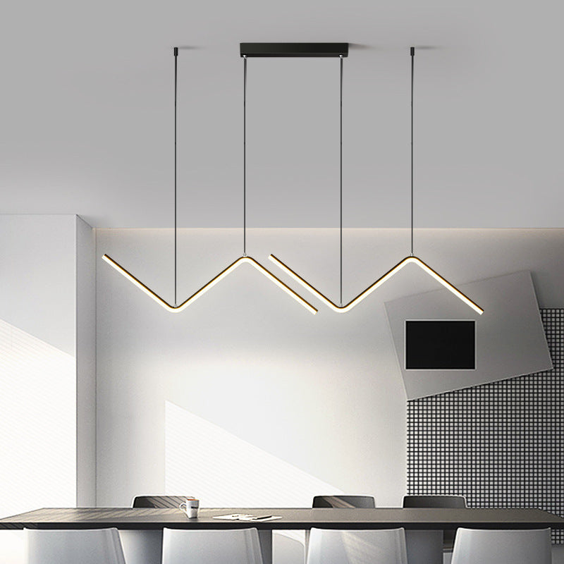 Candelabro LED Minimalista Moderno per Illuminazione del Soggiorno | Nomeus