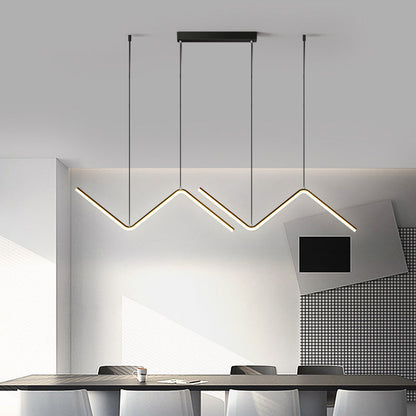 Candelabro LED Minimalista Moderno per Illuminazione del Soggiorno | Nomeus