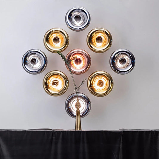 Lampada da Parete Moderna con Illuminazione LED – Elegante Illuminazione Oro Rosa Cromato | Erinom