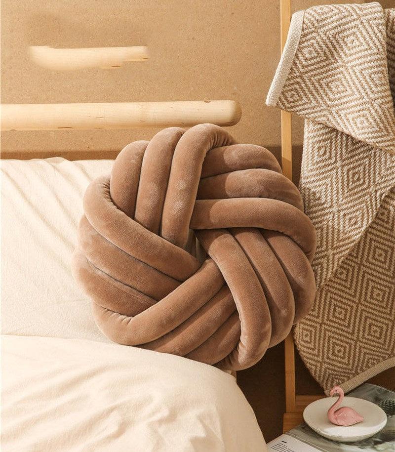 Coussin Knot Nordic Doux pour Décorations pour la Maison | Aunik