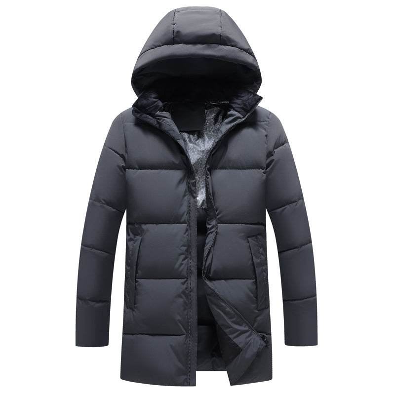 Giacca Trapuntata con Cappuccio | Nebbia