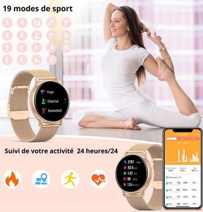 Orologio Smart Donna – Eleganza e Tecnologia per la Vita di Tutti i Giorni | VitaGlow TIAMUSE Gadgets