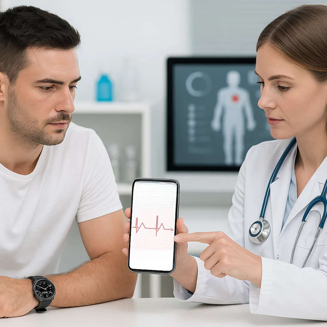 Orologio Smart EKG Professionale - Monitoraggio della Frequenza Cardiaca, SpO₂ e Pressione Sanguigna TIAMUSE Gadgets