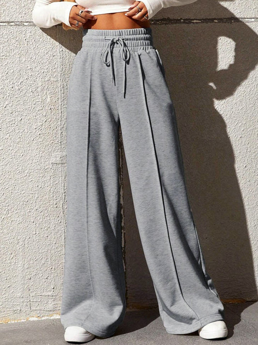 Pantaloni Donna a Gamba Larga in Felpa | Sweatpants City Walk 2025 TIAMUSE