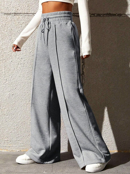 Pantaloni Donna a Gamba Larga in Felpa | Sweatpants City Walk 2025 TIAMUSE