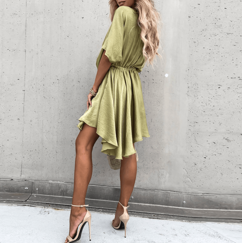 Paola Vestito Estivo Elegante 2025 | Abito Mini Fluttuante per Tutti i Giorni & Occasioni Speciali TIAMUSE Vestito