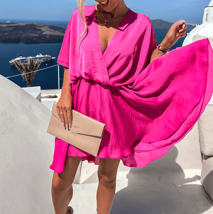 Paola Vestito Estivo Elegante 2025 | Abito Mini Fluttuante per Tutti i Giorni & Occasioni Speciali TIAMUSE Vestito