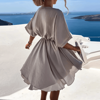 Paola Vestito Estivo Elegante 2025 | Abito Mini Fluttuante per Tutti i Giorni & Occasioni Speciali TIAMUSE Vestito