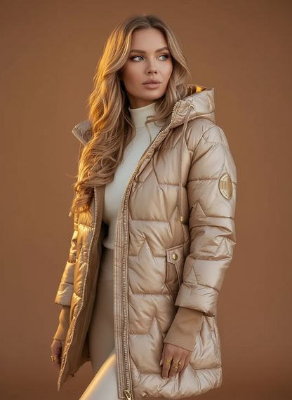 Piumino Lungo da Donna Caldo e Leggero per Autunno e Inverno | Nolwen TIAMUSE Older