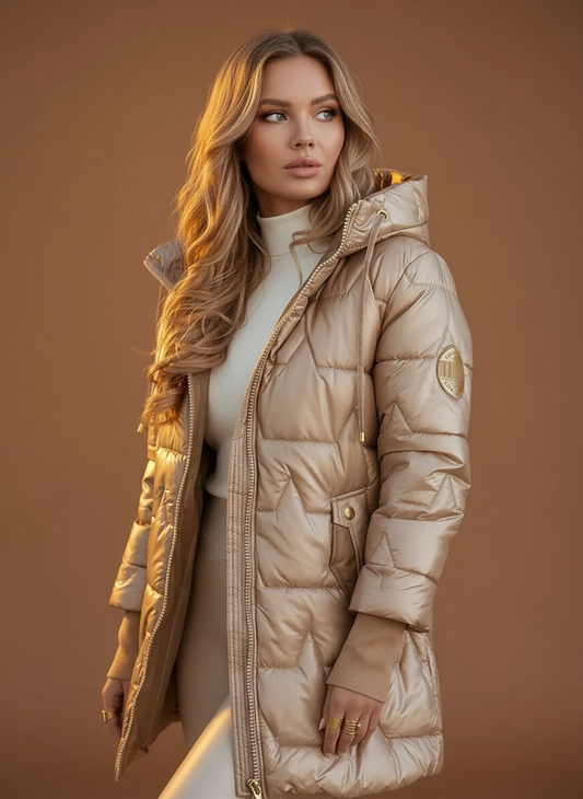 Piumino Lungo da Donna Caldo e Leggero per Autunno e Inverno | Nolwen TIAMUSE Older