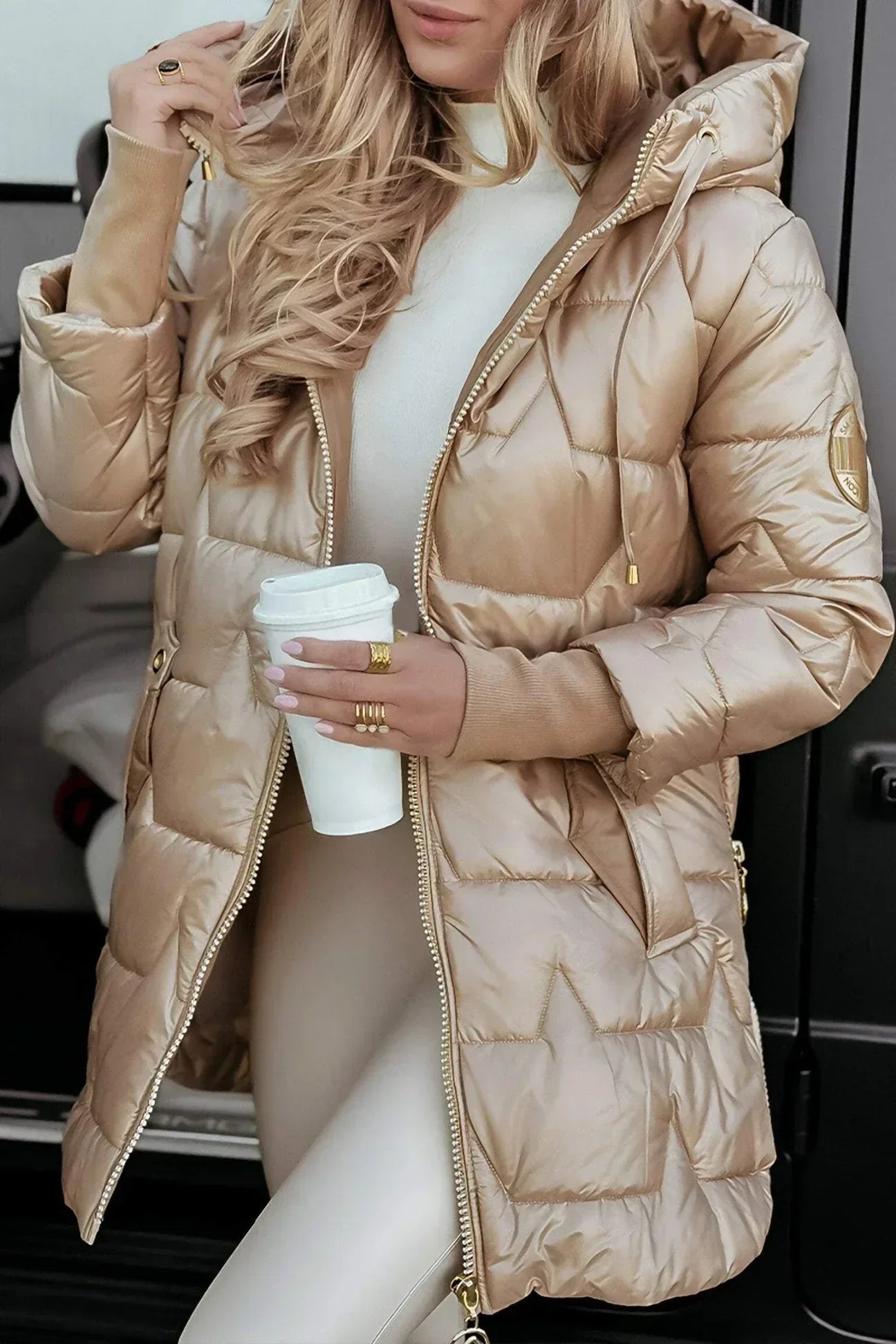 Piumino Lungo da Donna Caldo e Leggero per Autunno e Inverno | Nolwen TIAMUSE Older