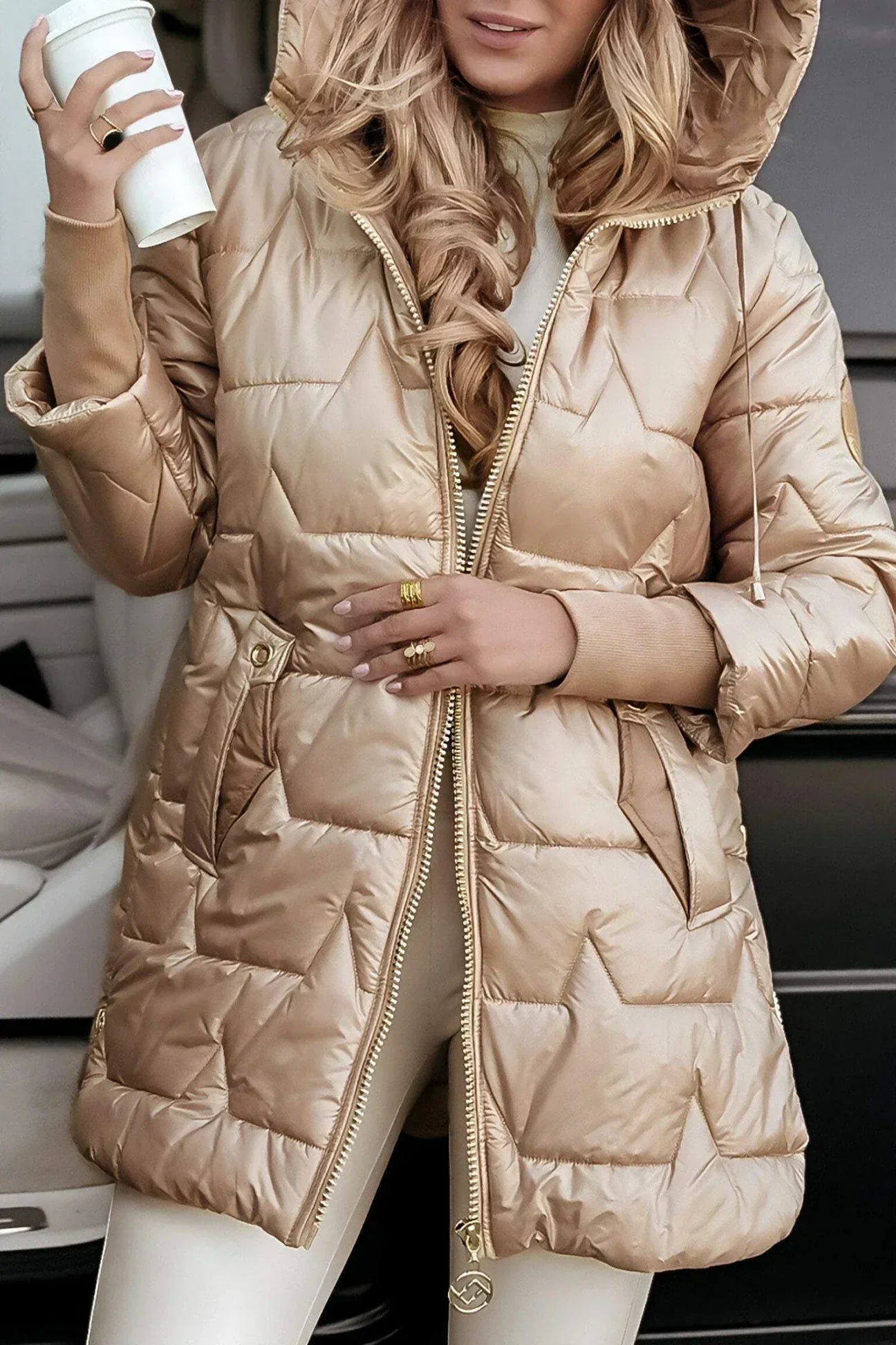 Piumino Lungo da Donna Caldo e Leggero per Autunno e Inverno | Nolwen TIAMUSE Older