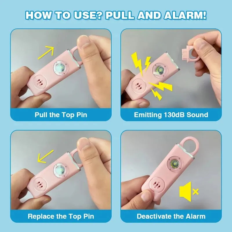 Portachiavi allarme personale | SafePin TIAMUSE Gadgets