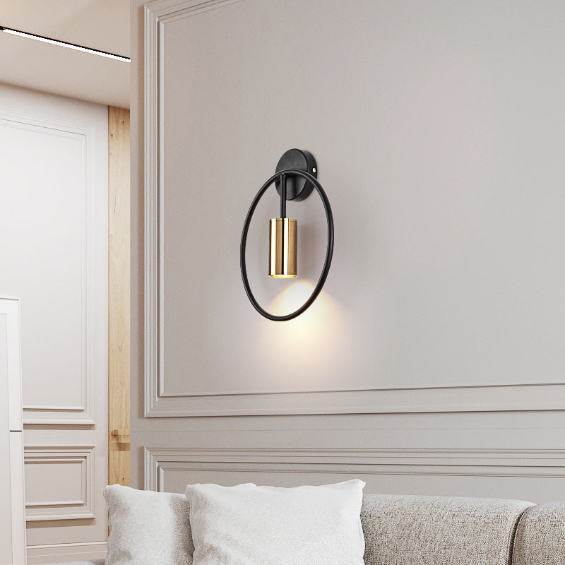 Lampada da Parete LED Oro Rotonda – Luce da Parete Minimalista per Ambienti | Antarus