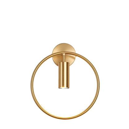 Lampada da Parete LED Oro Rotonda – Luce da Parete Minimalista per Ambienti | Antarus