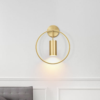 Lampada da Parete LED Oro Rotonda – Luce da Parete Minimalista per Ambienti | Antarus