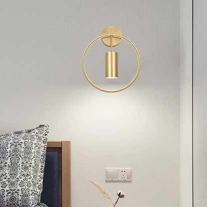 Lampada da Parete LED Oro Rotonda – Luce da Parete Minimalista per Ambienti | Antarus