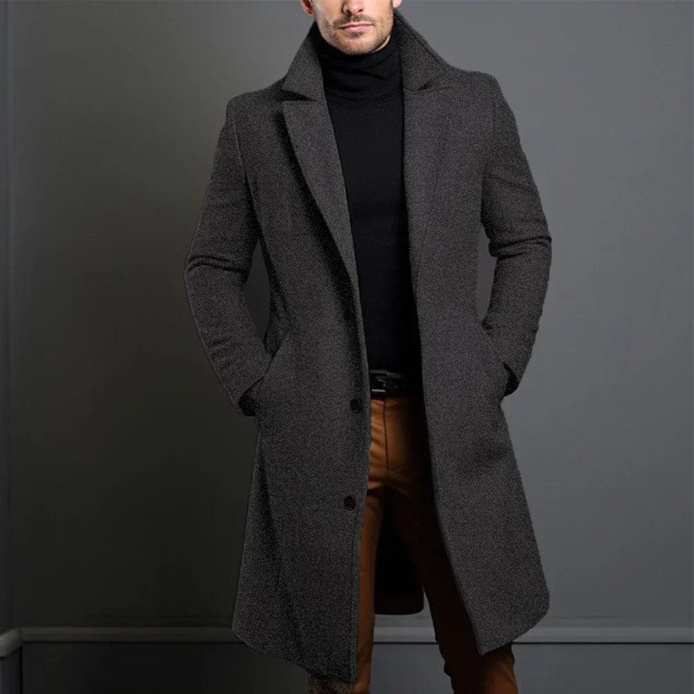 Elegante Cappotto di Lana per Inverno