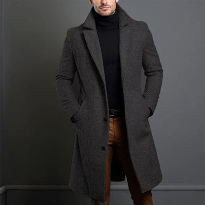 Elegante Cappotto di Lana per Inverno