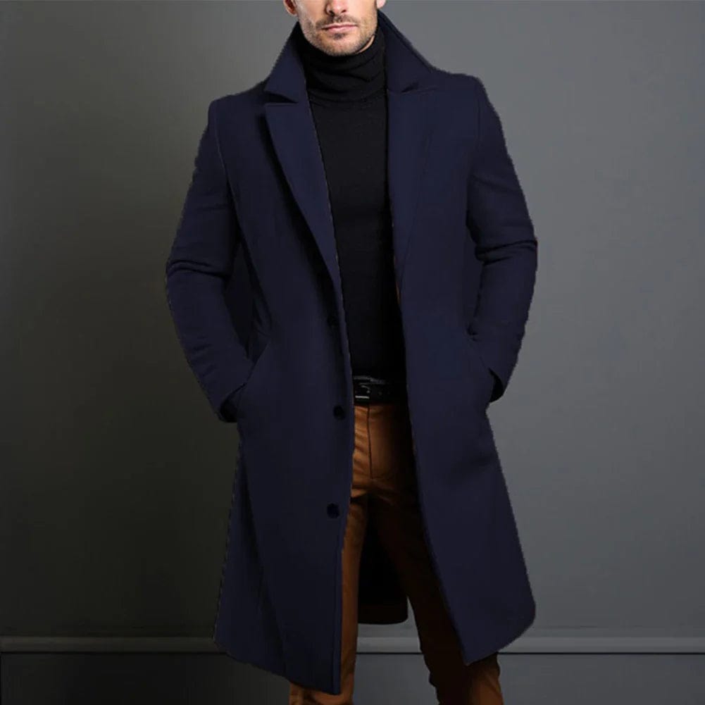 Elegante Cappotto di Lana per Inverno