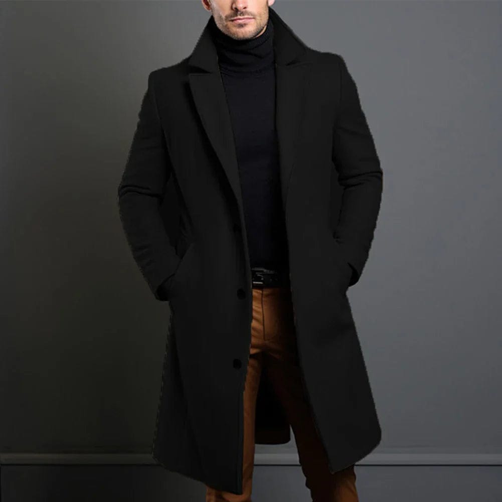 Elegante Cappotto di Lana per Inverno