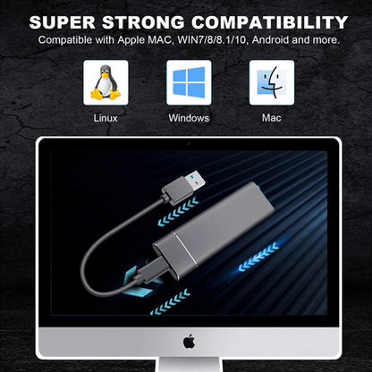 SSD Esterno – Trasferimento Dati Ultra Rapido via USB-C | TurboVault TIAMUSE Gadgets