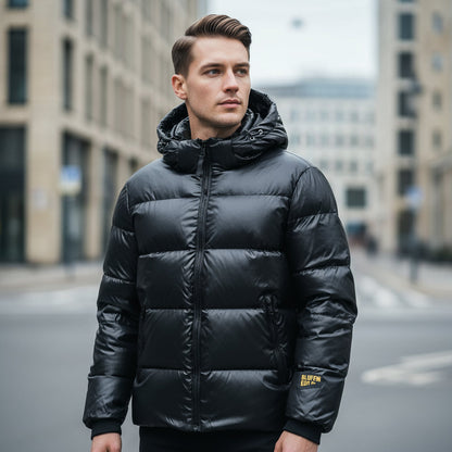 Giacca imbottita da uomo | Cappuccio, funzionale, senza tempo