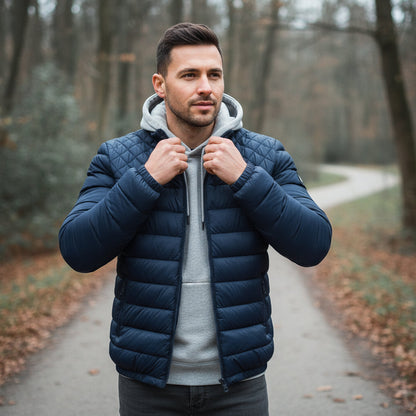 Giacca da uomo | Imbottita, antivento e impermeabile