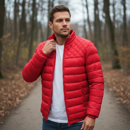 Giacca da uomo | Imbottita, antivento e impermeabile