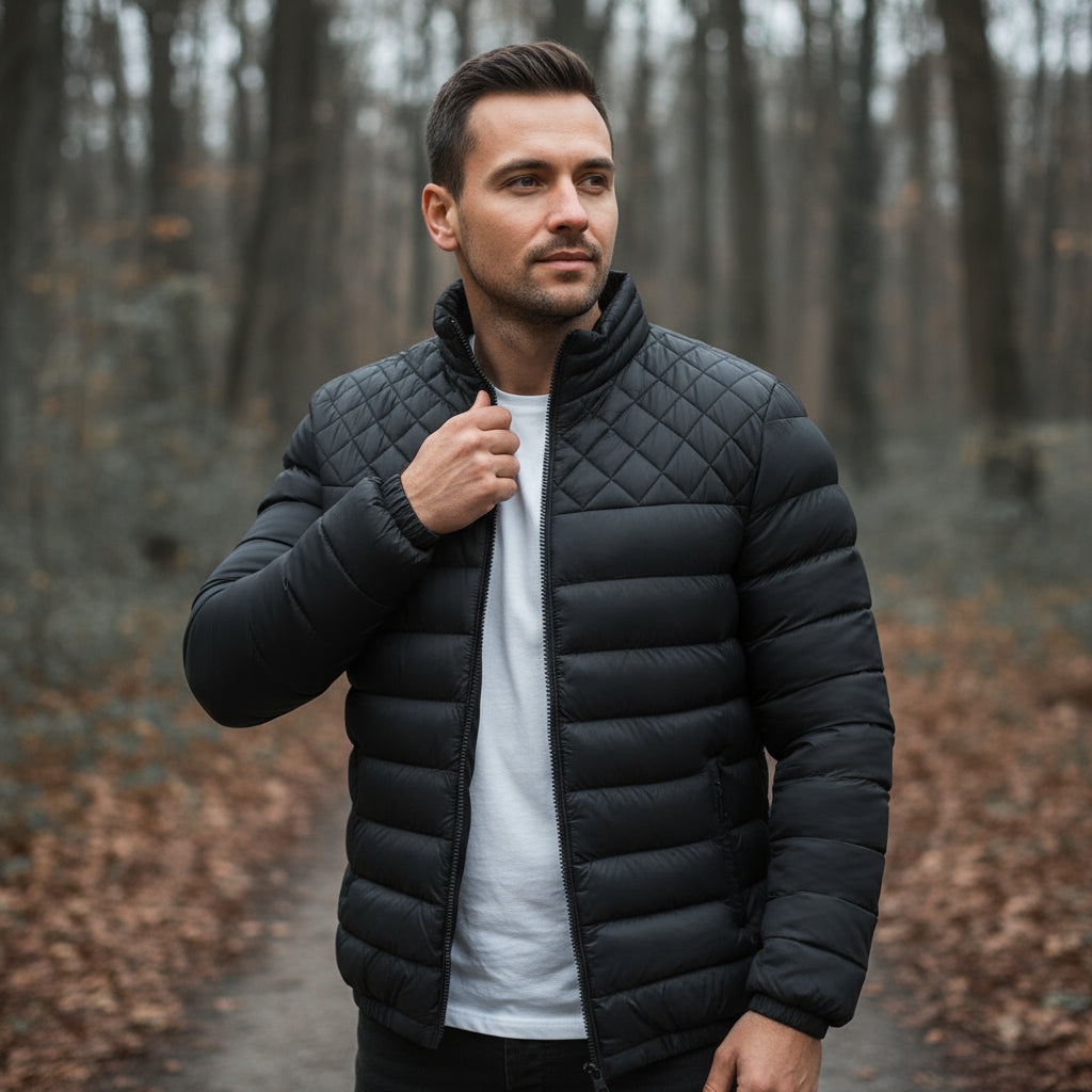 Giacca da uomo | Imbottita, antivento e impermeabile