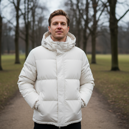 Giacca da uomo | Isolata, design a piumino