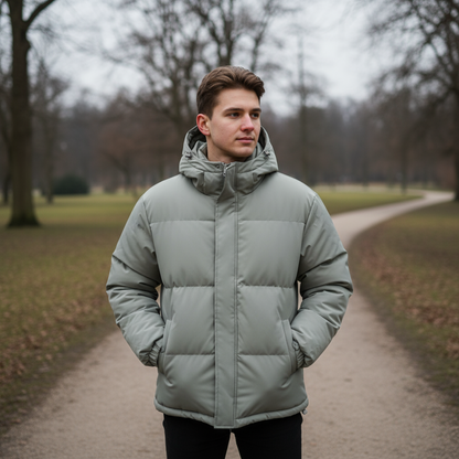 Giacca da uomo | Isolata, design a piumino